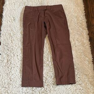 The Limited Pants Womens Size 0 Brown Drew Fit Cropped Trousers